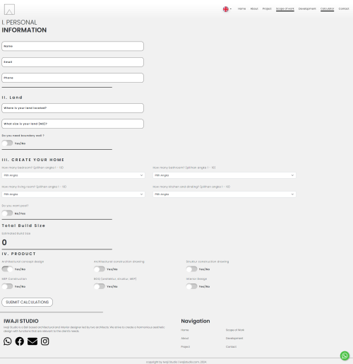 Kalkulator Perancangan
