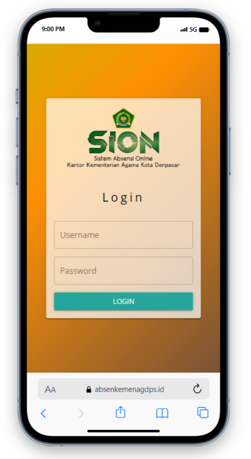 Aplikasi Absensi Kementrian Agama Denpasar
